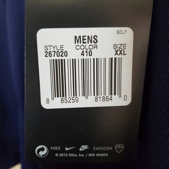 NIKE NWT NikeGolf Dri-FIT Polo 267020 Shirt - Picture 6 of 10